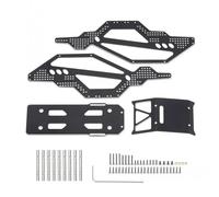 Pour Axial Pour SCX24 90081 1/24 Extension Laiton Apater Arbre Transmission CVD Unilatéral Châssis Arceau Sécurité Essieux Avant Et Arrière Voiture RC Accessoires Voiture Rc(Frame)