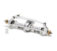 Pour Axial Pour SCX24 90081 C10 B-17 1967 2019 Pour Wrangler 1/24 RC Édition Complète Ensemble D'essieux Avant Arrière RC Essieu(Silver,Front)