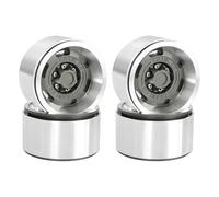 Pour Axial Pour Tamiya Pour SCX10 90046 Pour III AXI03007 CC01 D90 D110 1:10 Jantes À Billes En Alliage D'aluminium Pièces RC RC Jouets Réparations(Grey)