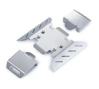 Pour Axial SCX6 Pour JLU Trail Honcho 4WD 1/6 Plaque Châssis Acier Inoxydable Protecteur D'essieu Pièces Rechange Voiture Sur Chenilles RC ModèLes Mise Niveau Rc