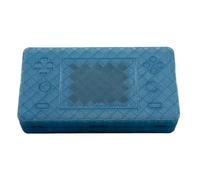 Pour AYANEO POCKET S Mini Étui de Rangement Magnétique Portable Anti-Rayures, Anti-Poussière, Housse de Protection Antichoc, Boîtier Rigide pour Console de Jeu POCKET S Mini (Bleu Translucide)