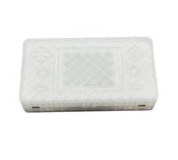 Pour AYANEO POCKET S Mini Étui de Rangement Magnétique Portable Anti-Rayures, Anti-Poussière, Housse de Protection Antichoc, Boîtier Rigide pour Console de Jeu POCKET S Mini (Blanc Translucide)