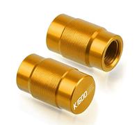 pour B K1600gtl K1600GTL 2011-2018 2019 2020 Moto CNC en Aluminium Accessoire Roue Pneu Valve Bouchons De Tige Couvercles Hermétiques(Or)