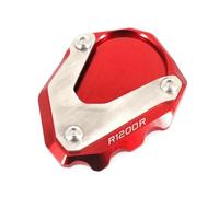 pour B&M&W R1200RT R1200 St RS R1200R R1200ST béquille de Moto Pied béquille latérale Extension Plaque de Support agrandir Support(Red-R1200R)