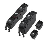 Pour B&MW Pour E46 Pour 320d Pour 320i 1999-2005 61316902179 Bouton De Commutation De Lève-vitre Contrôleur Automobile Panneau Lève-vitre Fenêtre Voiture Bouton(Set B (4pcs))