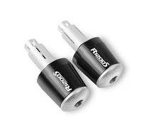 Pour B&MW R1200S R 1200 S 2004 2005 2006 2007 2008 2009 Moto Poignées End Plug Curseur Moto Guidon Extrémités Poignée Bar Cap (Color : Black Silver)