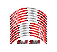 pour B&MW S1000R S1000 R Moto Avant Roues Arrière Bord Extérieur Jante Autocollant Réfléchissant Bande Roue Décalcomanies (Couleur : 6)