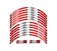 pour B&MW S1000RR S1000 RR Moto Avant Roues Arrière Bord Extérieur Jante Autocollant Réfléchissant Bande Roue Décalcomanies (Couleur : 3)
