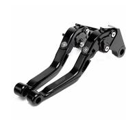 Pour Bajaj pour Pulsar 200 NS/200 RS/200 A moto pliant extensible réglable leviers frein d'embrayage poignées d'extrémité de barre main Levier Frein Moto(Black 2PCS)