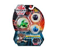 pour Bakugan Battle Planet - Pack de demarrage trunkanious : 3 Boules (Verte Noire Bleue) - Set garçon + Carte Tigre