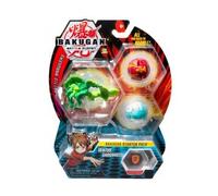 pour Bakugan Pack de demarrag Battle Planet Ventus garganoid : 3 Boules (Blanche Verte Rouge) - Set Jouet garçon et Carte Tigre