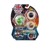 pour Bakugan Pack de demarrage 3 Boules : Ventus pandoxx (Boule : Verte Brune Noire) - Set Battle Planet + Carte Tigre
