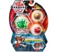 Pour bakugan - pack de demarrage ventus krakelios : 3 boules (verte rouge brune verte) - battle planet Rouge G
