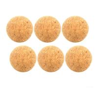 pour balles Baby-Foot Solides 6pcs 50mm Protection Table pour | Liège naturel, précision accrue, contrôle optimal, 36mm, réduit le pour bruit pendant le jeu