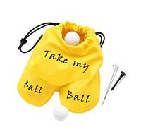 Pour balles de golf - Grand transporteur imperméable flexible avec cordon de fermeture, pour homme et femme, rembourrage pour chaussettes, papa, pratique, Noël, golfeurs