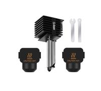 Pour Bambu A1 /A1 Tête D'Impression Mise à Niveau Buse en Acier Trempé Haute Température 0,4 mm Kit D'Extrémité Chaude Extrudeuse
