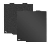 Pour Bambu Lab A1 Mini panneau de construction PEI, plate-forme chauffante double face en acier à ressort, plate-forme flexible 184 x 184 mm, PEI noir lisse + plaque d'impression PEI noire texturée