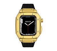 Pour Band Series 5 42 mm Case de montre en alliage 45 mm 44 mm de modification de trame de modification du kit mod accessoires pour la série Iwatch 8 7 6 5 4 4 SE (couleur: fermoir de 10 mm, taille: