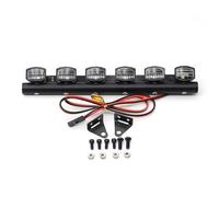 Pour Bandit Pour Nitro Pour Rustler Pour Jato 1/10 Kit De Barres De Toit 6 Coques Phares Accessoires De Mise À Niveau Pour Voiture Camion Crawler RC Feux Phare Voiture Rc