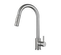 pour Bar Farmhouse Commercial, Faucet de capteur TOT Out Sort Out Out Out, Induction Smart Coupe À Chaud Chaude, RABECES DÉVILEUR (Couleur: Argent)