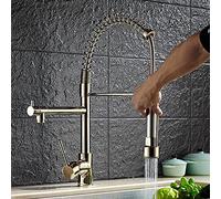 pour Bar Farmhouse Commercial, Spring Gold Spring Far Sortez Faucet Luxury Luxury Hot & Cold Direct Drink Water Kitchen Mixer Tap Le Nouveau
