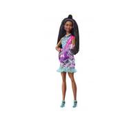 pour Barbie - Poupee Brooklyn Pop Star Musique Son et Lumiere - chanteuse avec Guitare et Micro - Set Jouet Fashion Fille et Carte