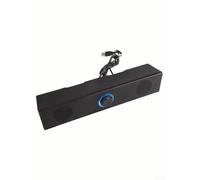 Pour barre de son 31 cm optique AUX pour système audio TV pour barre de son | Amélioré pour la réponse des basses, deux pilotes pleine gamme, mode clair, se connecte aux ordinateurs portables