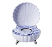 Pour barre de son stéréo BT créative avec connexion et lumières d'ambiance en blanc, rose ou bleu (bleu)