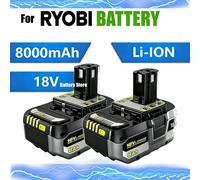 Pour batterie au lithium haute performance RYOBI à faible auto-décharge, adaptée à tous les outils électriques 18V P107 P108 P109 BPL1820 4Ah charge