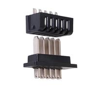 pour batterie de vélo électrique - Connecteur d'alimentation fiable pour batterie de vélo électrique pour charges | 2 connecteurs électriques sécurisés mâles et femelles à 5 broches, sos