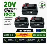 Pour batterie Parkside 20V Team Series PAP B1 B3 A3 PAP208 A1, batterie de remplacement au lithium 20V 4.0Ah 6.0Ah pour perceuse sans fil. Expédition depuis les pays de l'UE PKSD-20V 6.0AH 1PCS