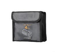 pour batterie Sac de rangement pour DJI pour MAVIC 4 Pro, ignifuge et anti-explosion pour batteries au lithium, taille compacte 13,7 x 8,1 x 2,6 cm (large)