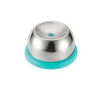 Pour batteur à œufs en acier inoxydable, plastique, acier inoxydable, batteur à œufs à ressort rétractable, pas de blessure à la main, pour les enfants plus âgés (couleur azur)