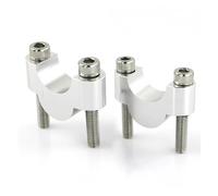 pour Benelli pour Imperiale 400 2019 2020 2021-2024 Support De Barre Large 28 Mm 1 1/8" Rehausseurs Guidon Moto Rehausse Pontet Guidon Moto CNC(Silver 20mm)