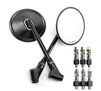 Pour Benelli TNT600i TNT150i TNT300 TNT125 TNT135 Moto CNC Aluminium Noir Rétro Rétroviseurs Ronds Universel 8MM 10MM Rétroviseur Latéral E9 Mark