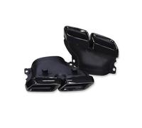 Pour Benz Classe C W205 C180 C200 C300 C260 2015-2018 Sortie De Silencieux D'échappement Système D'échappement Carré Décoration Extérieure(Black A)
