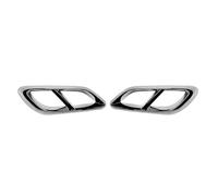 Pour Benz E Pour Classe W214 E260 E300 Pour AMG 2024-up Couvercle De Tuyau D'échappement Arrière Garniture De Cadre Échappement Embout Tuyau Sortie(Chrome)