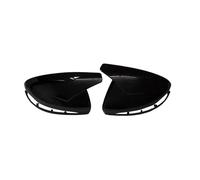 Pour Benz E Pour GLC SC Classe W205 W213 X253 W222 W238 1 Paire De Couvercles Miroir En Carbone Remplacement Boîtier rétroviseur voiture(Bright black)