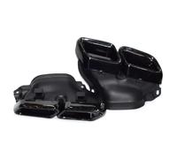 Pour Benz E63S AMG W212 2014-2016 tuyau d'échappement bouche carrée silencieux de refroidissement tête d'échappement à embout noir Adaptateur D'échappement Unversel(MULTI)