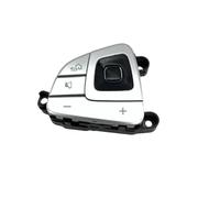 Pour Benz La Classe E W213 W238 E200 E300 E400 2016 2017 2018 Kit Bouton D'interrupteur Volant Multi-fonctions Intérieur Intérieur Bouton Commutation Volant Multifonction(Silver-Left side)