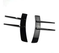 pour Benz pour Classe A pour A180 pour A200 pour A220 Garniture Ventilation Spoiler Canards Splitter Accessoire Style Lèvre Pare Chocs Avant(Black)