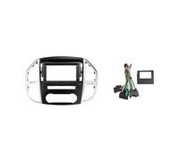 pour Benz pour Vito 3 W447 2016-2019 Kit Montage pour Tableau Bord D'autoradio Adaptateur Décodeur Boîtier Canbus Radio(Frame Cable canbus)