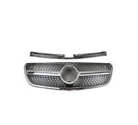 Pour Benz Pour Vito Pour W447 2015 2016 2017 2018 2019 2020 2021 2022 2023 Grille De Radiateur D'admission Avant Grille De Pare-chocs Capot Maille Grille calandre avant voiture(2015-2019 DM Silvery)