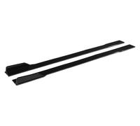 pour Benz pour W205 W204 W203 W211 W212 W213 W117 C117 W176 pour AMG pour GTR Jupe Latérale Voiture Extensions 2 M Bas Caisse Séparateur Étape Jupe Latérale Diffuseur(Black)