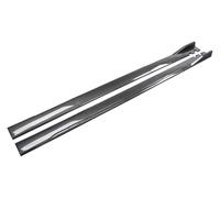 pour Benz pour W205 W204 W203 W212 W213 W117 W176 Extension Jupe Latérale Voiture Séparateurs Bas Caisse Diffuseur Winglet Step Jupe Latérale Diffuseur(Carbon Fiber Look)