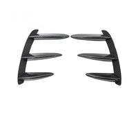 pour Benz W176 pour A200 pour A250 pour A260 pour A45 pour Amg Style Voiture V1pair Motif Noir Séparateur Pare Chocs Arrière Spoilers Canard(Pattern)