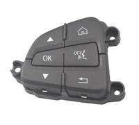 Pour Benz W205 Boutons Multifonctions Volant | Boutons de commande de commutateur de direction de voiture, commutateur multifonction de voiture(Moka-Left)
