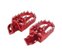 Pour BETA RR 2T 4T X Trainer 250/300 Motard 400-450-525 Repose-pieds De Moto Repose-pieds Antidérapants Pédales Tout-terrain(Rouge)