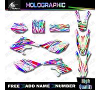 Pour BETA RR 50 2006 2007 2008-2010 BETA RR50 Motocross, Kit de Stickers Graphiques Holographiques, Personnalisation de Protection WS01584