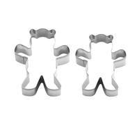 Pour biscuits - acier inoxydable, 7,8 x 6,4 cm, moule à biscuits en forme d'ours, four | conception de câlin, matériau facile à nettoyer, petites et grandes tailles, De